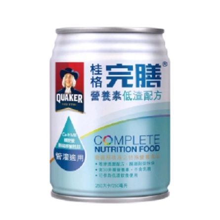 【桂格】完膳營養素250ml--低渣配方，管灌適用