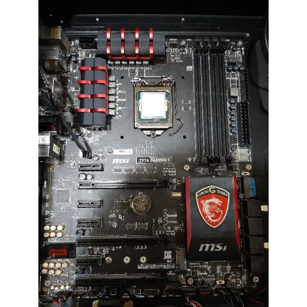 E3-1231V3+MSI Z97 GAMING 7 板U組 性能同I7 4770 I7 4790 主機板為當年旗艦