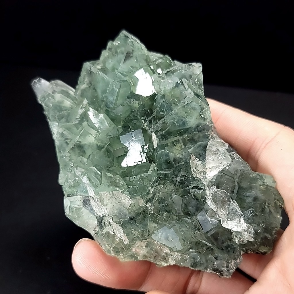 艾莉希亞寶石水晶 04香花嶺螢石fluorite 果凍螢石玻璃體冰塊螢石 蝦皮購物
