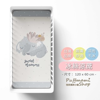 臺灣品牌 [送枕頭] 冰絲涼感嬰兒床涼蓆 涼墊 寶寶涼蓆 背面透氣網眼 防蟎可水洗 嬰兒床墊涼蓆 兒童涼蓆 幼稚園睡墊