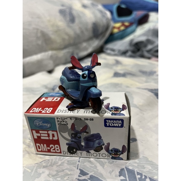 現貨 Tomica 迪士尼 DM-28 史迪奇 摩托車 絕版