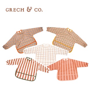 丹麥Grech&Co. 防水長袖圍兜 兒童圍兜 學習餐具