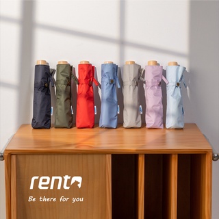 【rento】日式超輕黑膠蝴蝶晴雨傘 (多色) 晴雨傘 陽傘 全遮光 不透光 抗UV 降溫 防曬 抗紫外線
