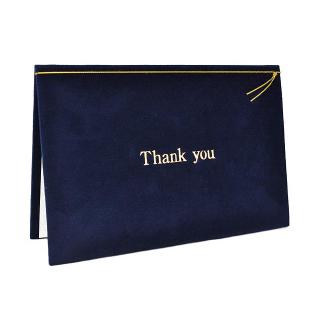 NITTOH 絨布THANK YOU CARD/BLUE eslite誠品