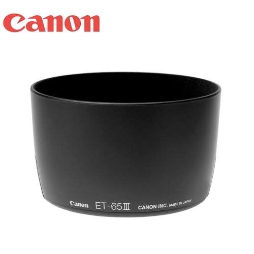 又敗家Canon原廠圓筒遮光罩EF 100mm F2.0 USM可反扣ET-65III太陽罩F/2.0鏡頭罩1:2 F2
