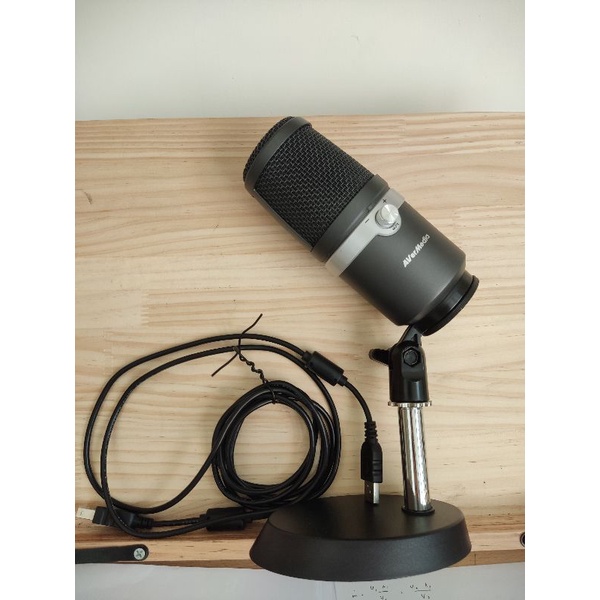 AVerMedia 圓剛 AM310 黑鳩 高音質USB麥克風 直播 錄音 線上教學