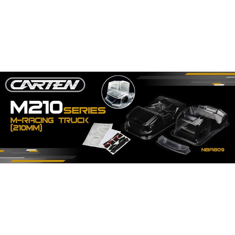 上手遙控模型 Carten M210 NBA809 TRUCK 拖車頭 1/10 M車透明車殼/210mm
