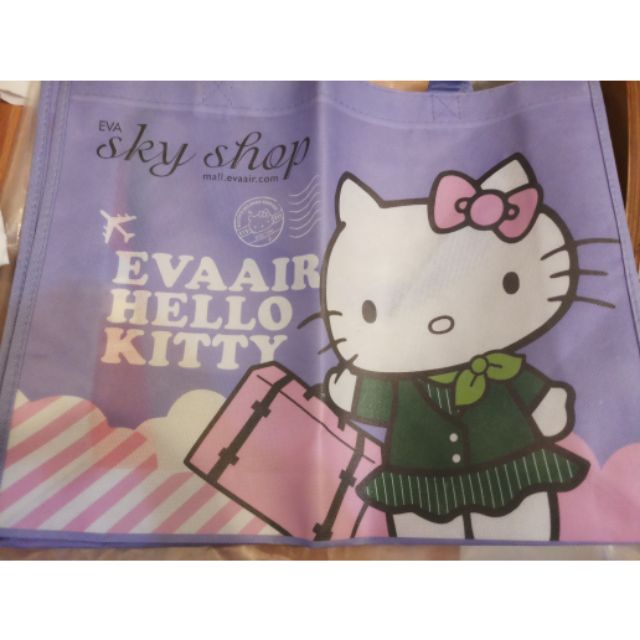 長榮航空 Hello Kitty 限量提袋/小抱枕頭套