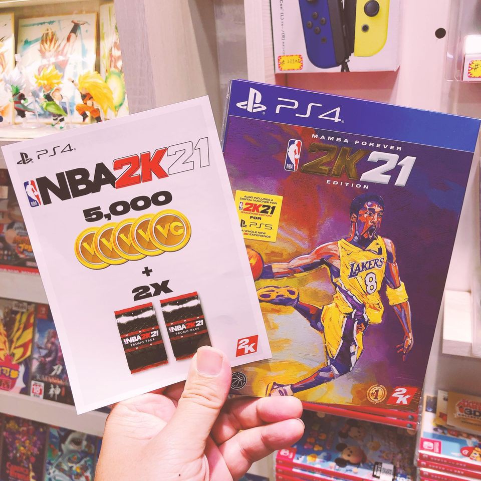 有間電玩 特典未使用 9成新  PS4 美國職業籃球 NBA 2K21 永懷曼巴版 KOBE 傳奇 紀念版 中文版