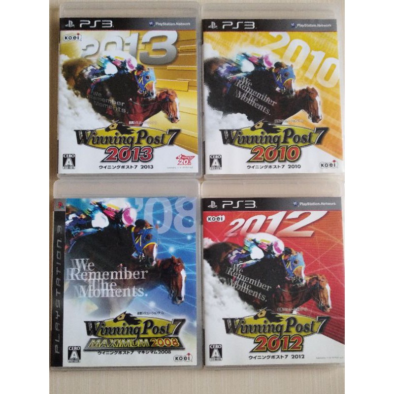 Ps3 賽馬大亨7 日版winning Post 7 08 12 10 13 盒裝完整 蝦皮購物