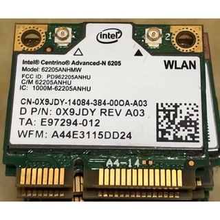 Intel Witeless-N 6205 筆電用半高 無線網路卡 6205ANHMW 300M/bps