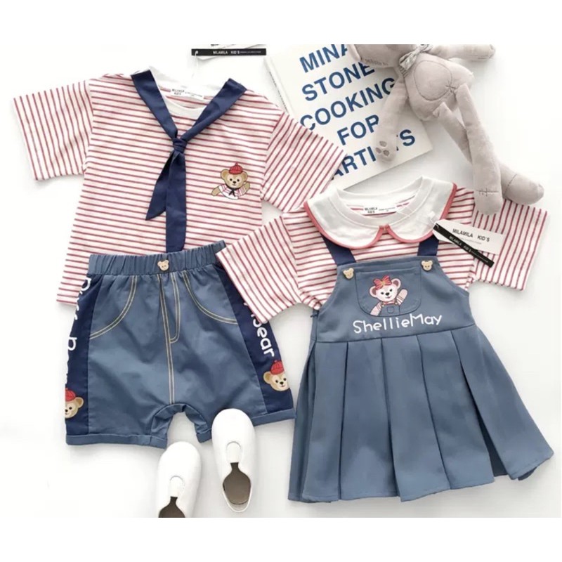Lin’s嬰幼兒童裝衣櫥🎀達菲系列套裝🎈連身裙🎈男童套裝🎈短褲預購