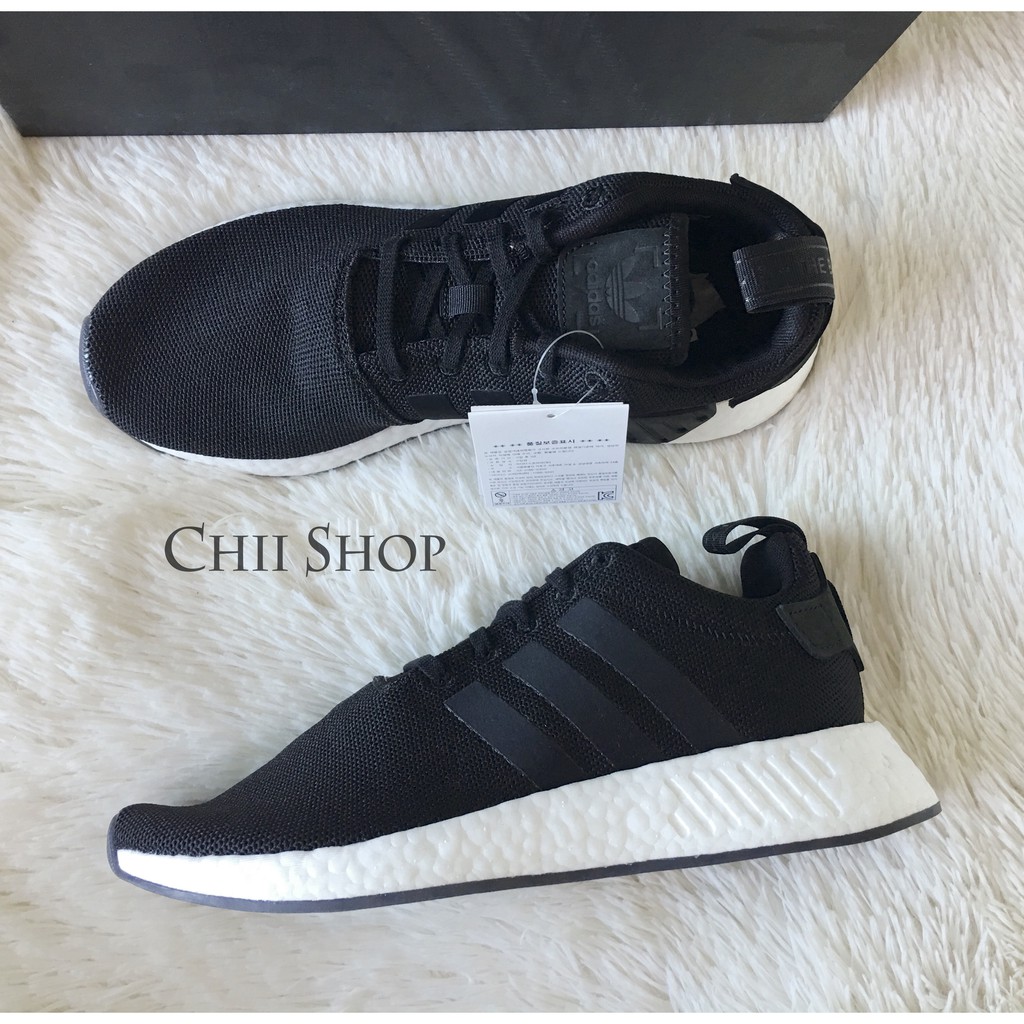 【CHII】韓國代購 adidas Nmd R2 PK 黑色 黑白  CQ2402