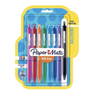 🔥現貨🔥世界500強文具品牌Paper Mate InkJoy 300RT 8色/100RT20色可伸縮彩色圓珠原子筆組