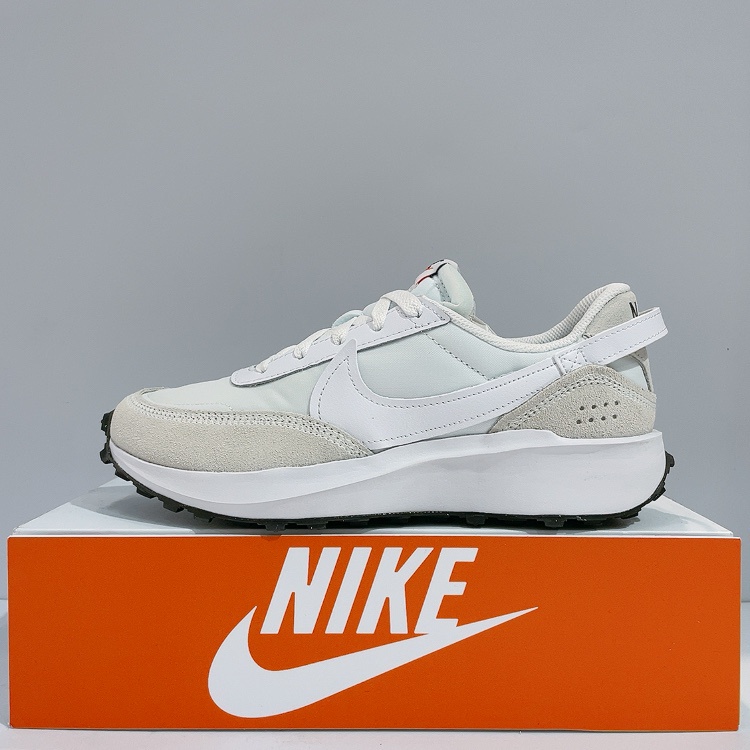 NIKE WMNS WAFFLE DEBUT 女生 白色 舒適 麂皮 運動 休閒鞋 DH9523-100