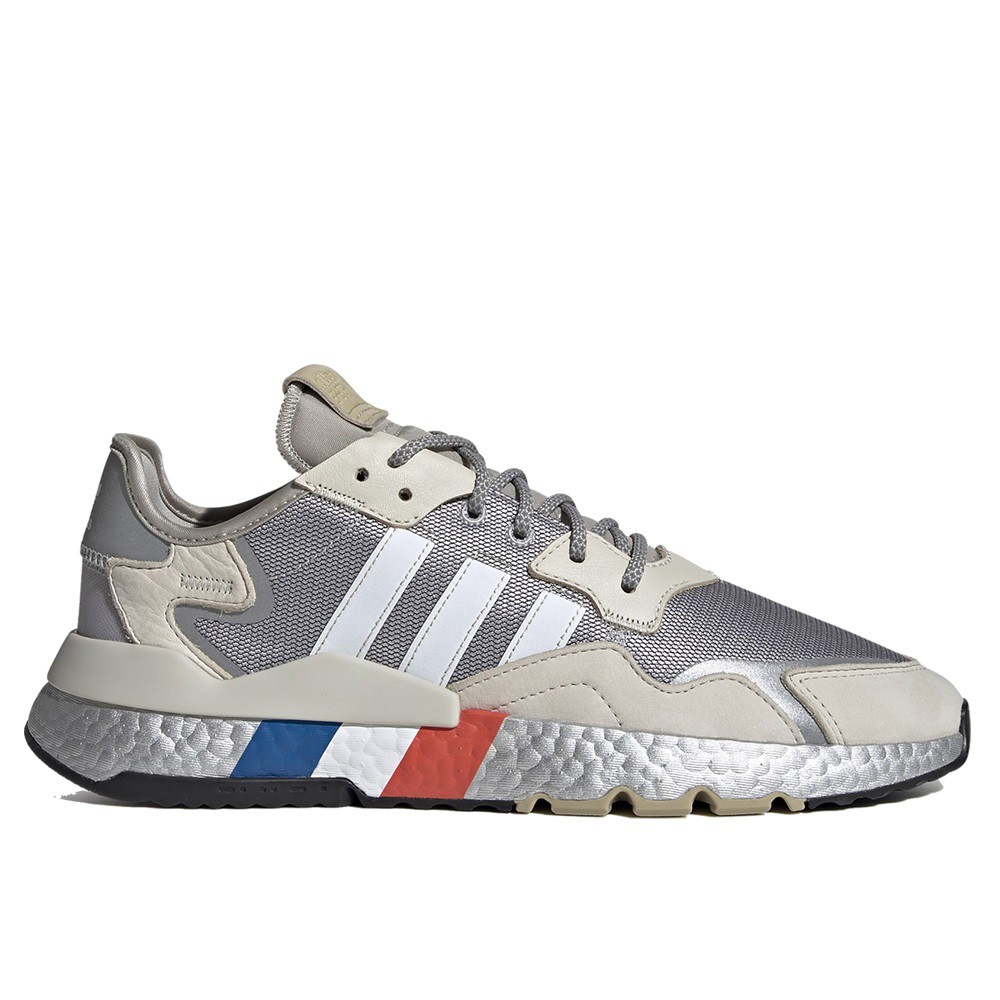 ADIDAS NITE JOGGER GREY SILVER 白灰銀紅藍【A-KAY0】【FV4280】