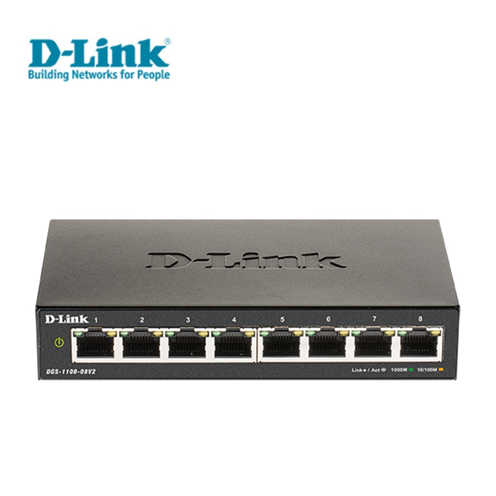 D-Link友訊 DGS-1100-08V2 簡易網管型交換器 現貨 廠商直送