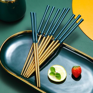 【現貨】環保餐具 食品級 304不鏽鋼筷子 耐熱 飯店餐廳筷子 不鏽鋼餐具 便攜筷子