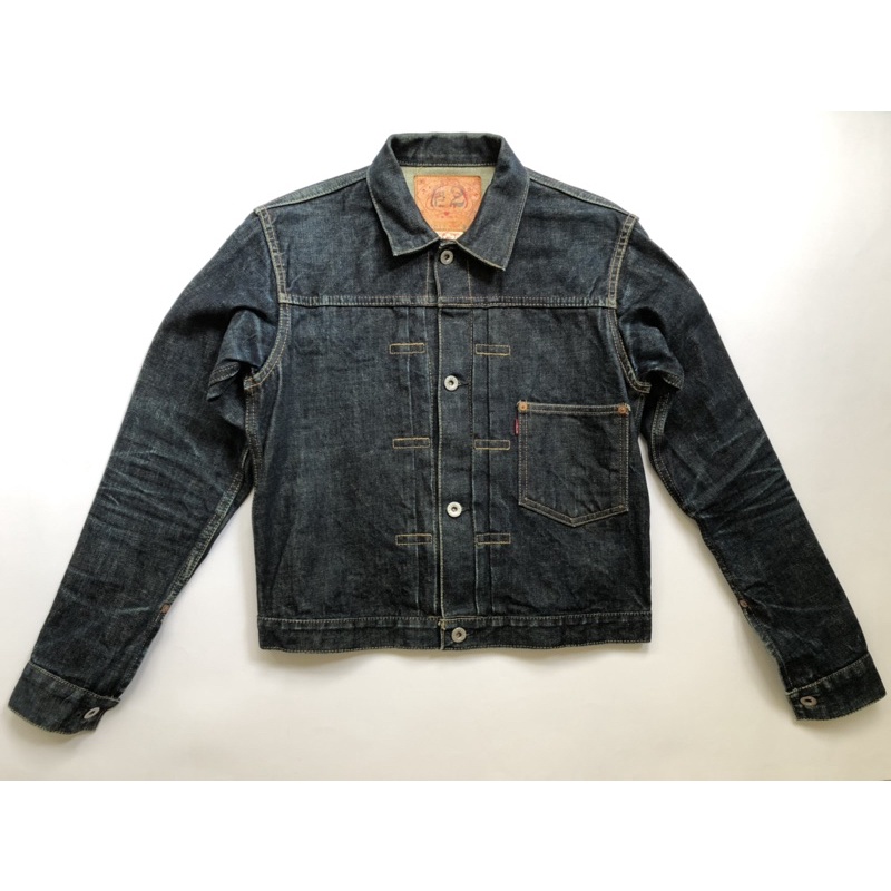 日本製EVISU早期EVIS時期 No2 1213 1st Denim Jacket復刻S506XX一代丹寧牛仔外套34