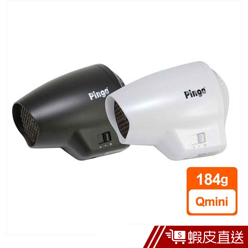 PINGO 台灣品工 台灣製造 Travel Qmini 極輕隨身掌型 吹風機 HAiR美髮網 大風量 現貨  蝦皮直送