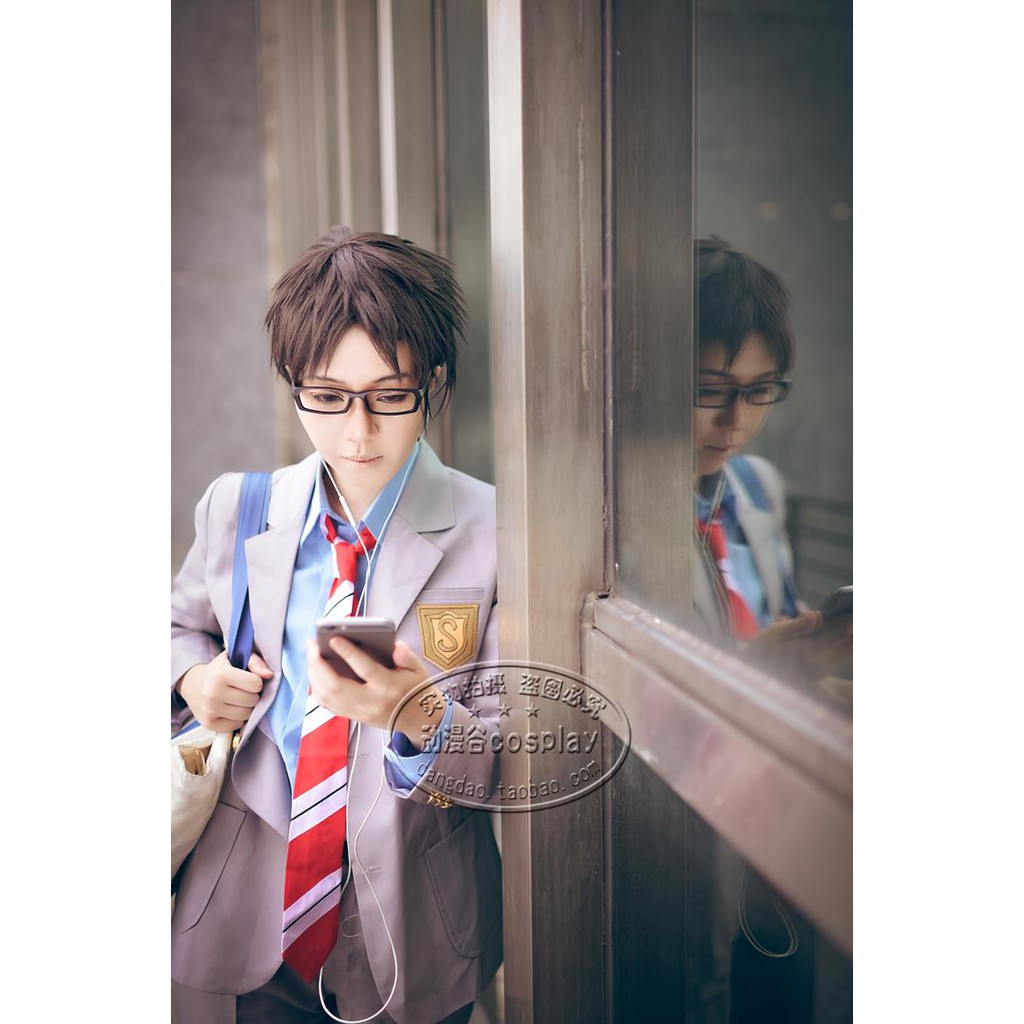 四月是你的謊言cos 有馬公生渡亮太男生制服cosplay服裝 蝦皮購物