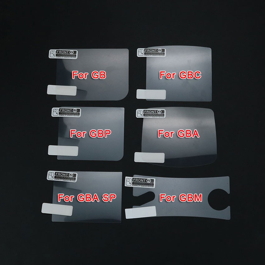 適用於GameBoy GB/GBA/GBC/GBA SP/GBP/GBM遊戲機屏幕鏡頭保護膜