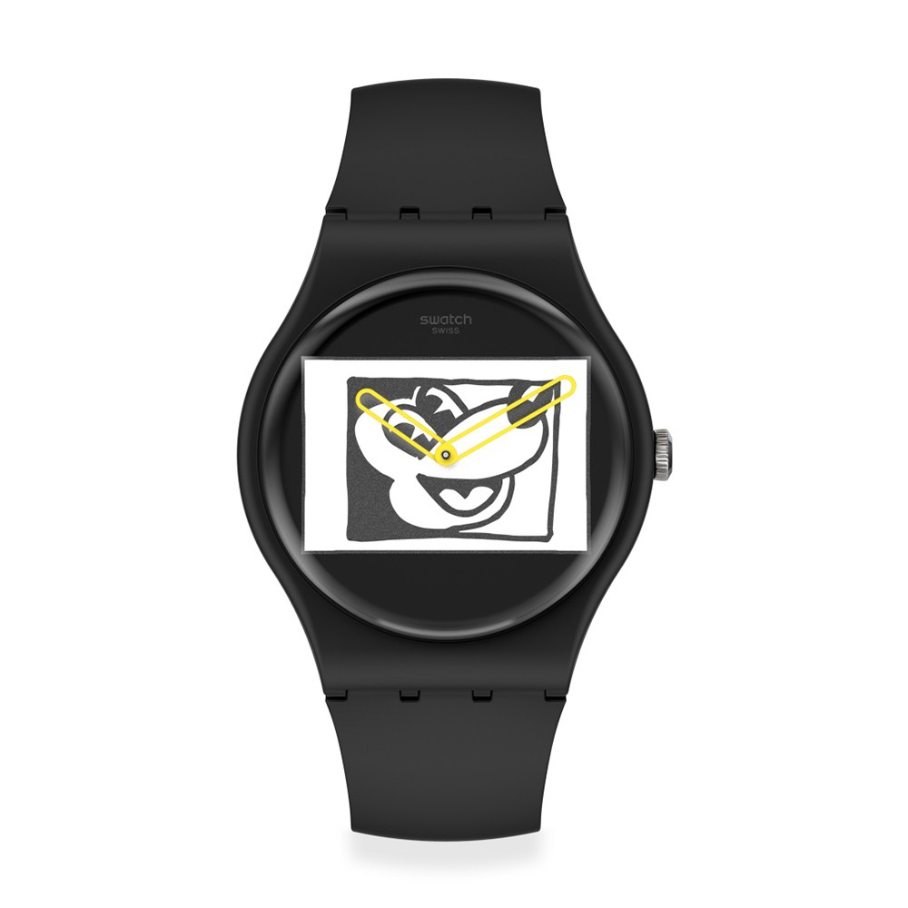 【SWATCH】New Gent 原創手錶 瑞士錶 MICKEY 41mm SUOZ337 迪士尼