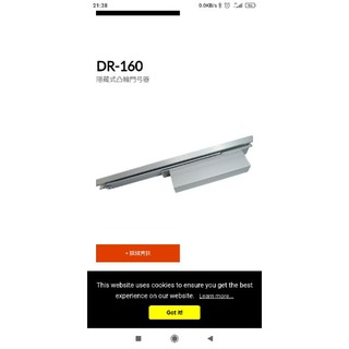 臺灣製造，泰德軾DR-160,加重型隱藏式門弓器，自動關門器，大門定位器