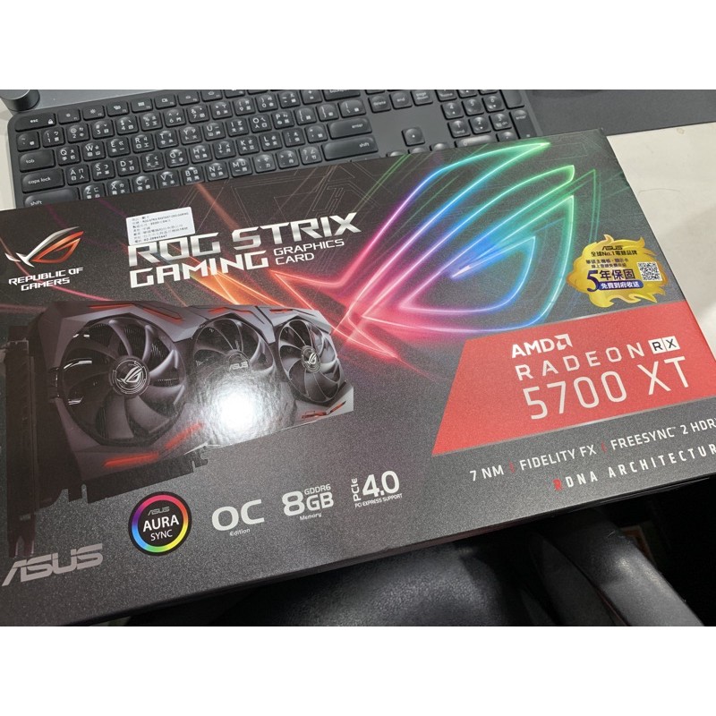 華碩 ROG STRIX RX5700XT O8G GAMING 顯示卡