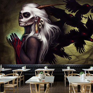 掛布掛毯背景布裝飾布壁毯日式般若女藝伎花魁掛毯人物掛布紋身工作室裝飾背景布酒吧改造布 蝦皮購物