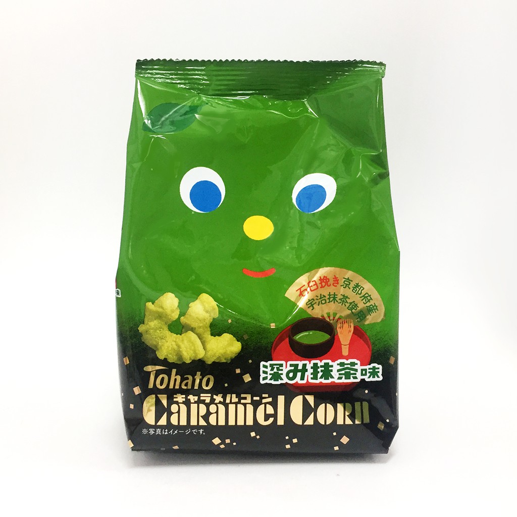 東鳩Tohato 深濃抹茶焦糖玉米果子 77g