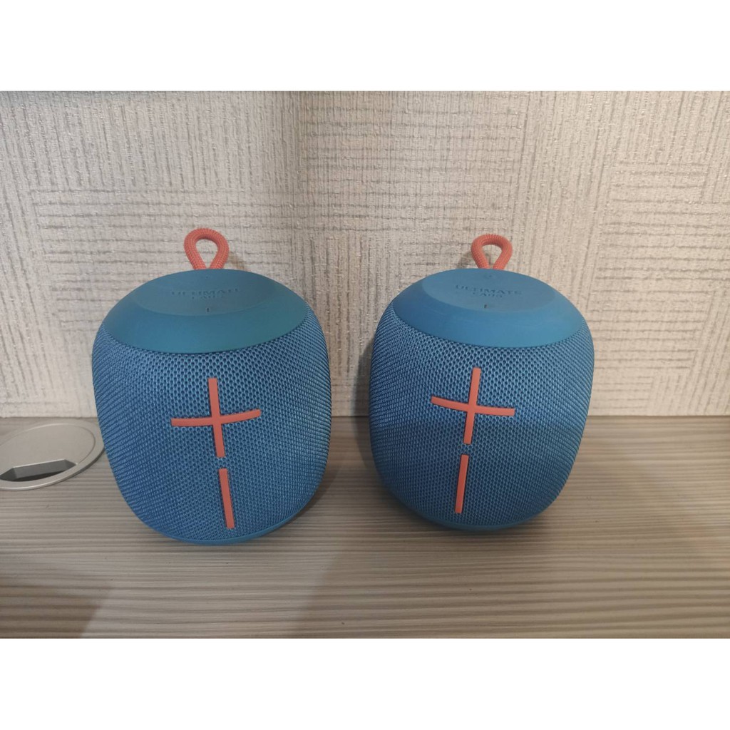 羅技 ULTIMATE EARS WONDERBOOM 可攜式防水藍芽音箱(藍) UE 藍芽喇叭(一組兩顆價格)