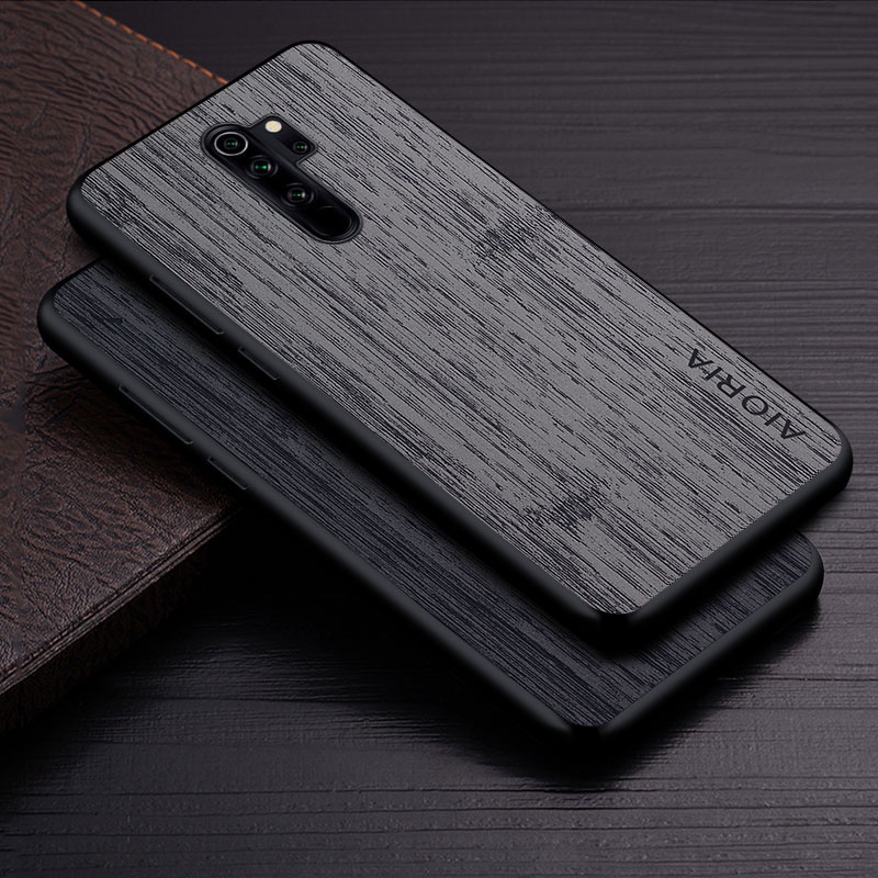 XIAOMI 小米 Redmi Note 8 Pro 8T funda 竹木圖案皮革手機套豪華 coque 手機殼