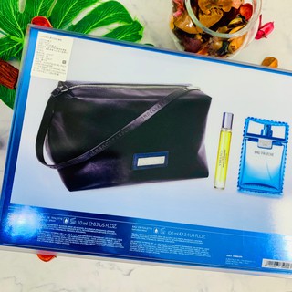 VERSACE 凡賽斯 雲淡風輕 男性淡香水禮盒 (香水100ml+10ml+手拿包)✰YENGEE✰