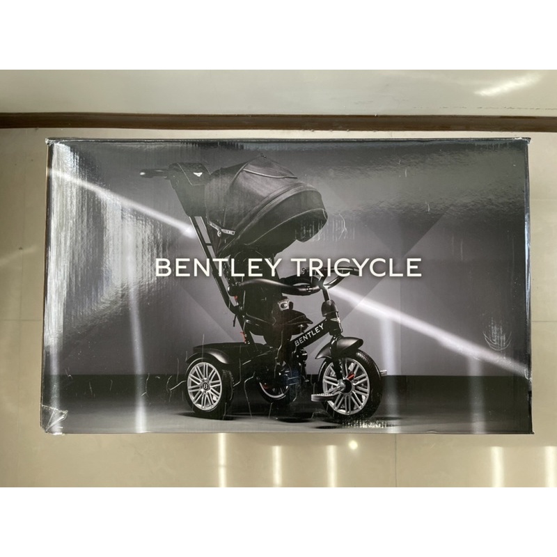 全新 Bentley 賓利三輪嬰幼兒手推車（藍）