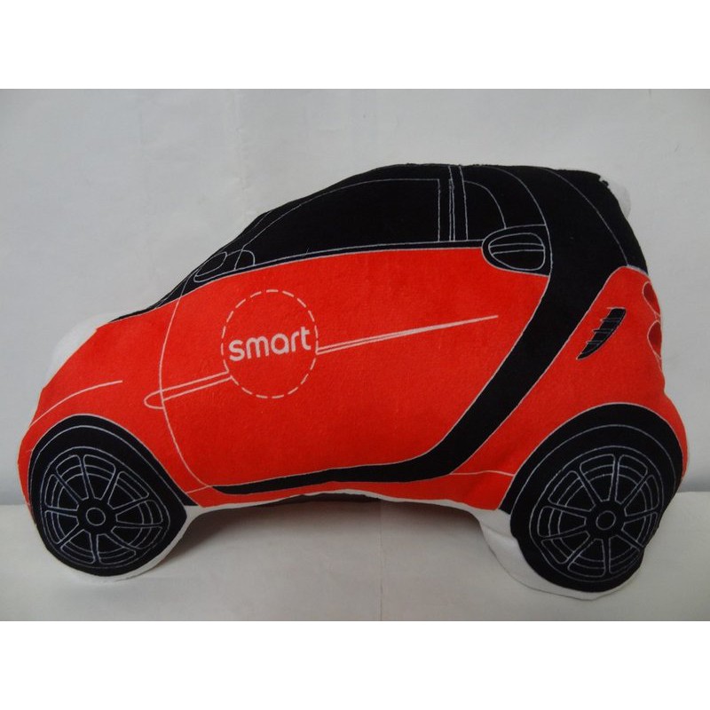 賓士小車 smart 車型 汽車 抱枕 座椅靠枕 全新 原廠精品 品牌限量紀念