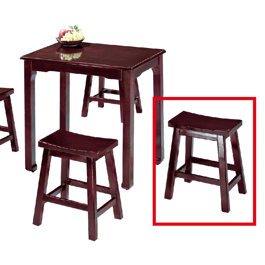 【40cm高椅-C338-04】餐椅 北歐工業風 書桌椅 長凳 實木椅 皮椅布椅 餐廳吧檯椅 會議椅【金滿屋】