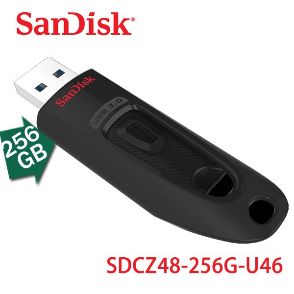 【3CTOWN】含稅附發票【公司貨】SanDisk Ultra CZ48 256G 256GB USB3.0隨身碟