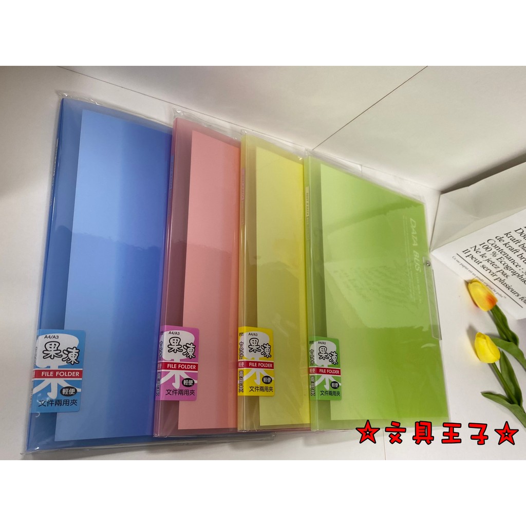 A4/A3 果凍輕便文件兩用夾.資料夾.文件夾 12-P312G