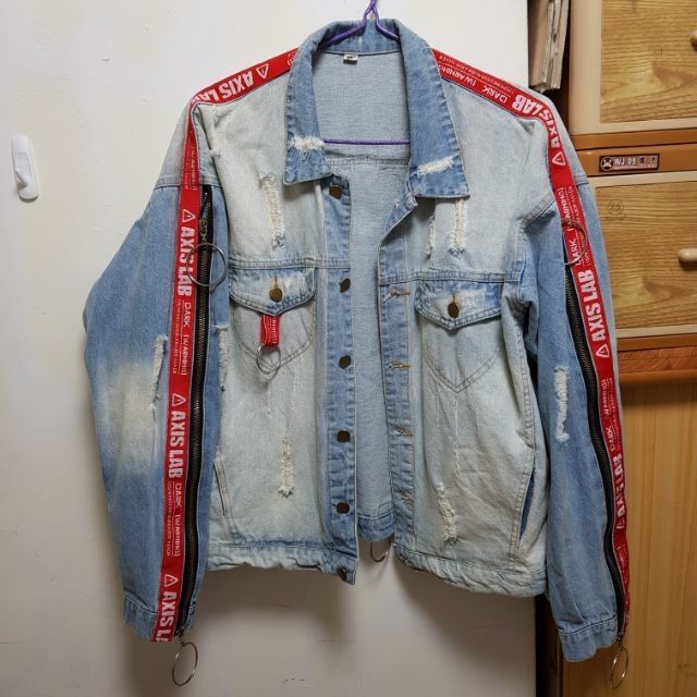 山田涼介私服牛仔外套男友外套m號hey Say Jump 韓國通販台中自取 蝦皮購物