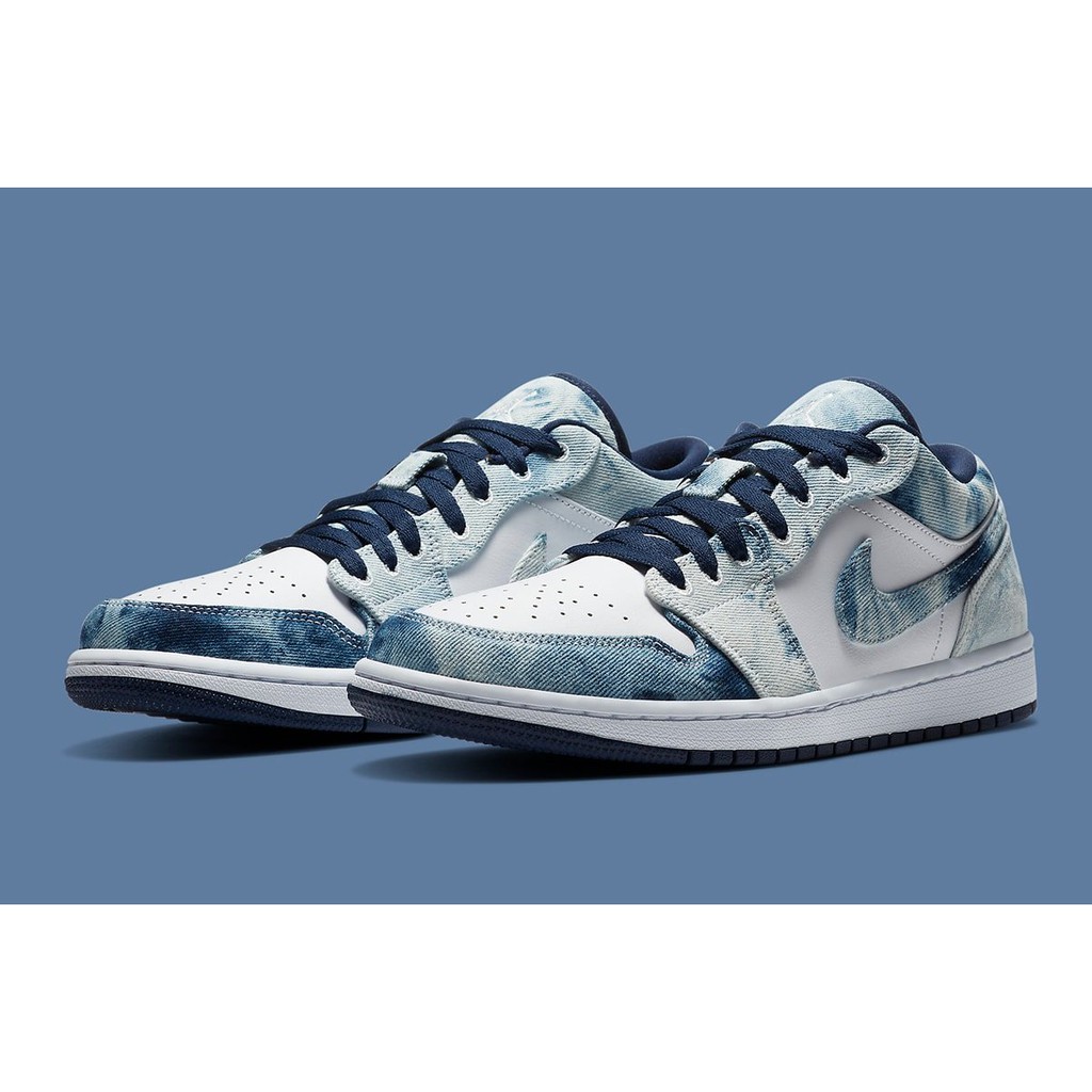 阿飛air Jordan 1 Low Washed Denim Cz8455 100 水洗丹寧喬丹一代球鞋男鞋 蝦皮購物