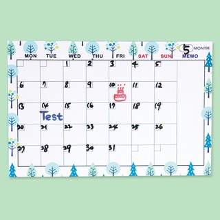 背膠式磁性軟白板(小樹行事曆款)