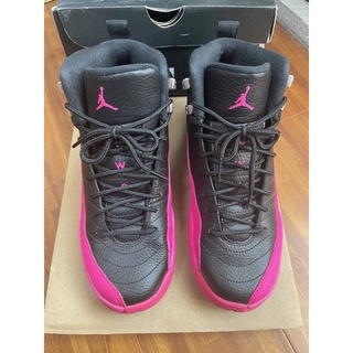 NIKE AIR JORDAN 12 RETRO GG二手女鞋 黑桃