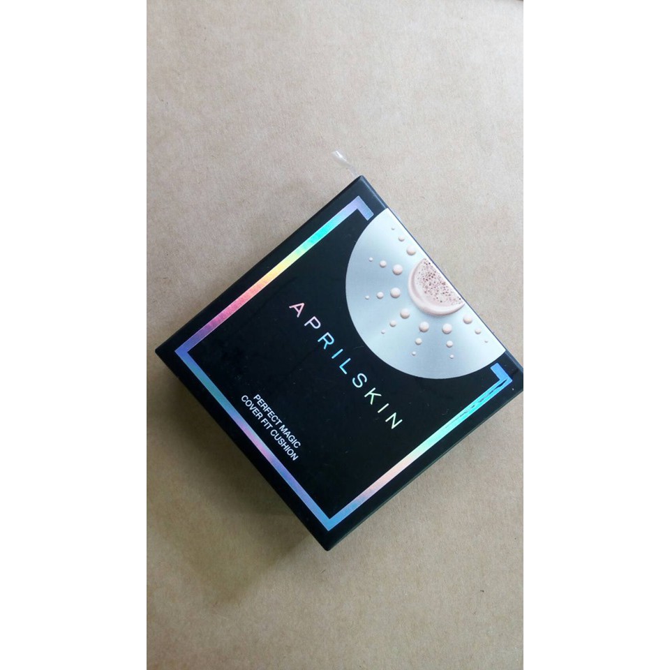 Aprilskin 至美遮瑕氣墊粉底霜氣墊粉餅21亮膚色 蝦皮購物