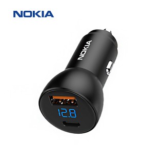 NOKIA P6102N 42.5W typeC/USB PD+QC液晶顯示 2孔車充 車用充電 蝦皮直送 現貨