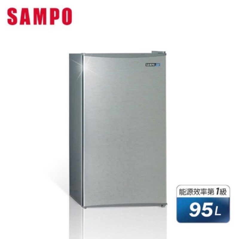 二手近全新【SAMPO聲寶 SR-B10】95L單門銀色冰箱