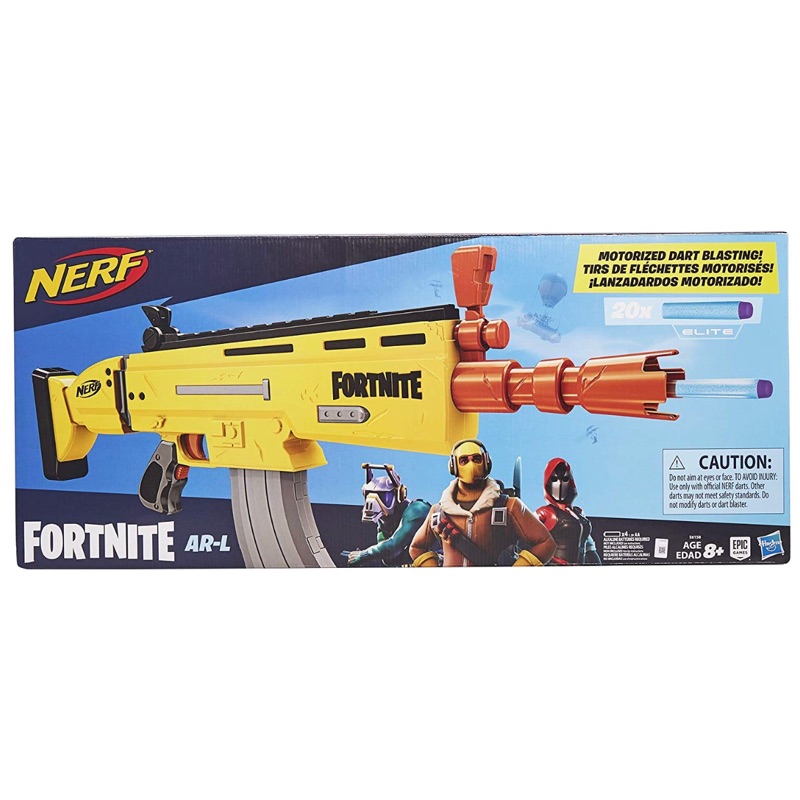 【NERF熊】 Nerf Fortnite AR-L Elite Dart Blaster 橙機 要塞英雄