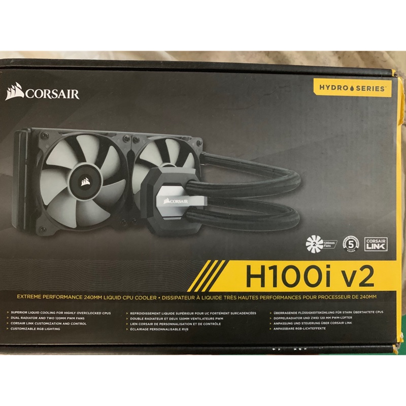 Corsair H100i v2 海盜船一體式水冷 240mm