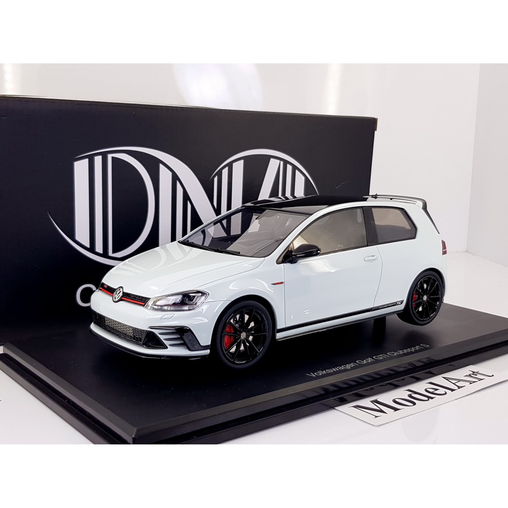 【模型車藝】1:18 DNA Collectibles VW Golf 7 GTi Clubsport S白 七代狗夫