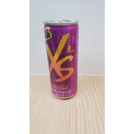 XS能量飲料－葡萄蔓越莓   空瓶 絕版 收藏